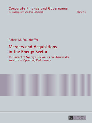 cover image of Mergers and Acquisitions in the Energy Sector